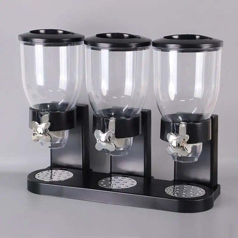 New Arrivals Wholesale Plastic Food Kitchen Double Head Upright Plastic Cereal Maker Bucket
