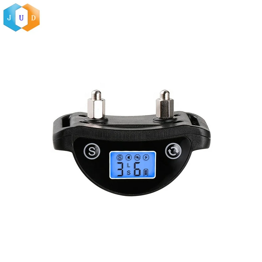 2023 Custom Waterproof Anti No Bark Dog Collar Rechargeable Anti-Bark Dog E Collar, 5 Levels Dog Bark Stopping Collar JUDING