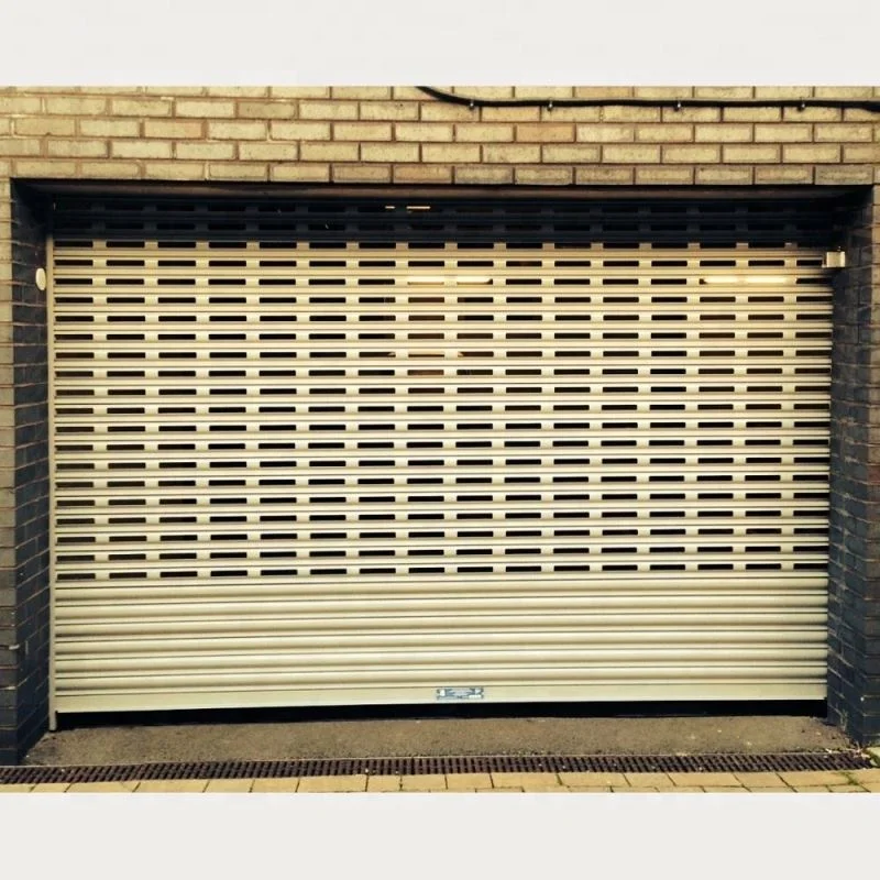 2025 New Stainless Steel Grille Roller Shutter Door 304SS Commercial Shop Front Automatic Metal Grills Roll up Security Doors