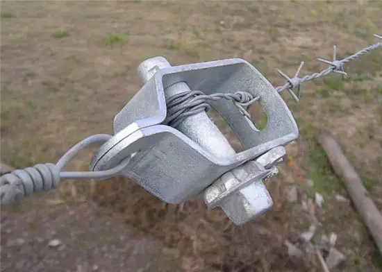 Hot Dipped Galvanized Powder Coated Master Barb wire Strainers Chain Link Fence Tensions
