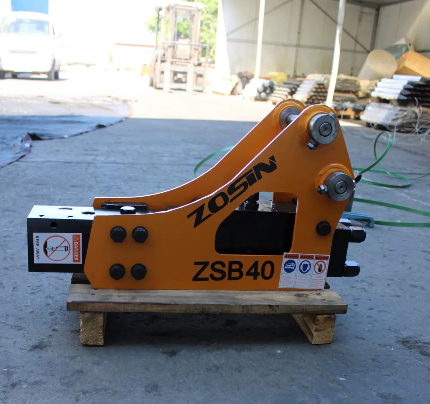 ZOSIN hydeaulic breaker  hammer hydraulic hydraulic post driver for excavator for skid steer loader