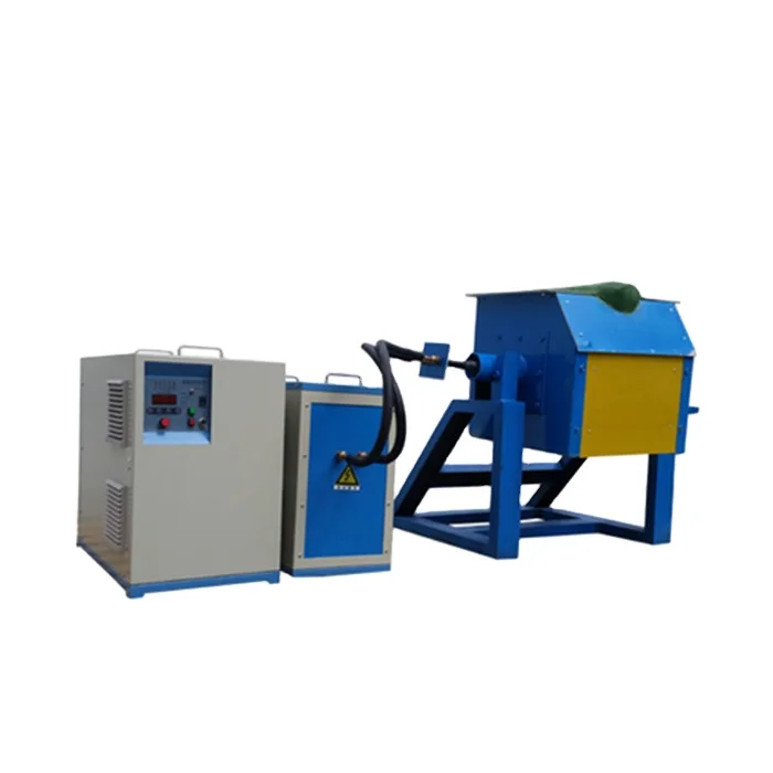Top Sell Metal Melting Pot Aluminum Scrap Induction Smelting Machine