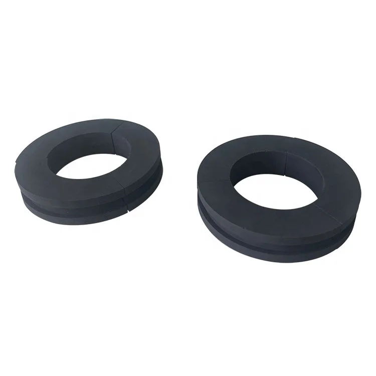 High pure isotropic graphite three lobe ring for compressor spare parts