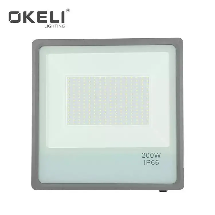 OKELI ultra-thin brightness 30 50 100 150 200w led flood light for sports fields