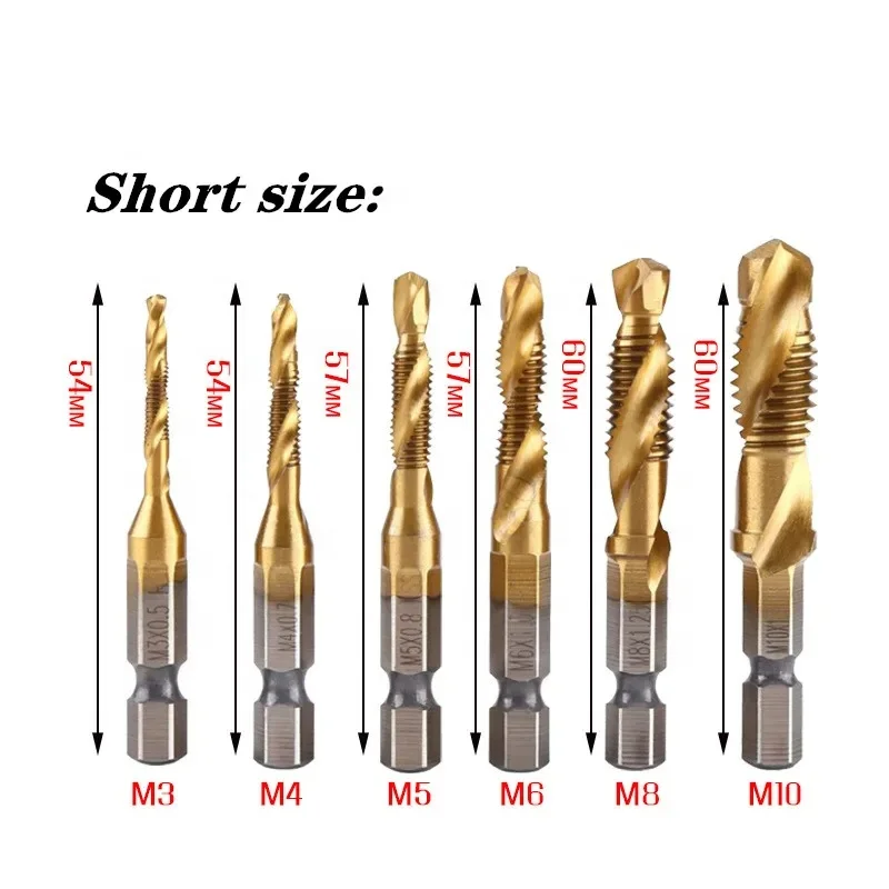Набор Сверл С шестигранным хвостовиком 3/6 шт.