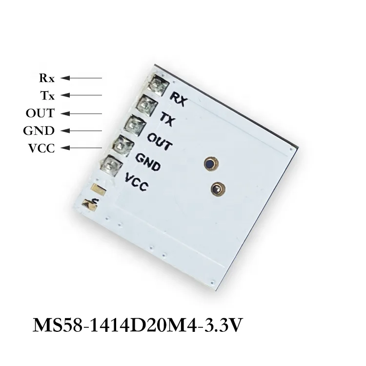 Moresense MS58-1414D20M4-W маленький размер радарный датчик белого цвета для освещения умные устройства 5 8 ГГц микроволновый радар