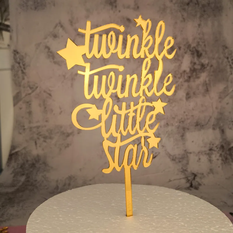 
Hot Sale Acrylic Popular Premium Lucite Laser Cut Acrylic party colorful Cake Topper decoration merry christmas 