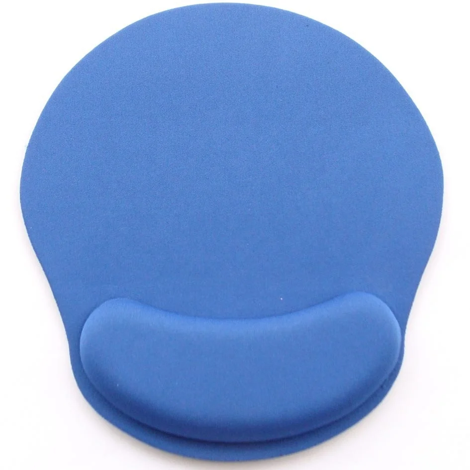 ready to stock hot Wholesale feet shape with Wrist Rest faux rubber mouse pad