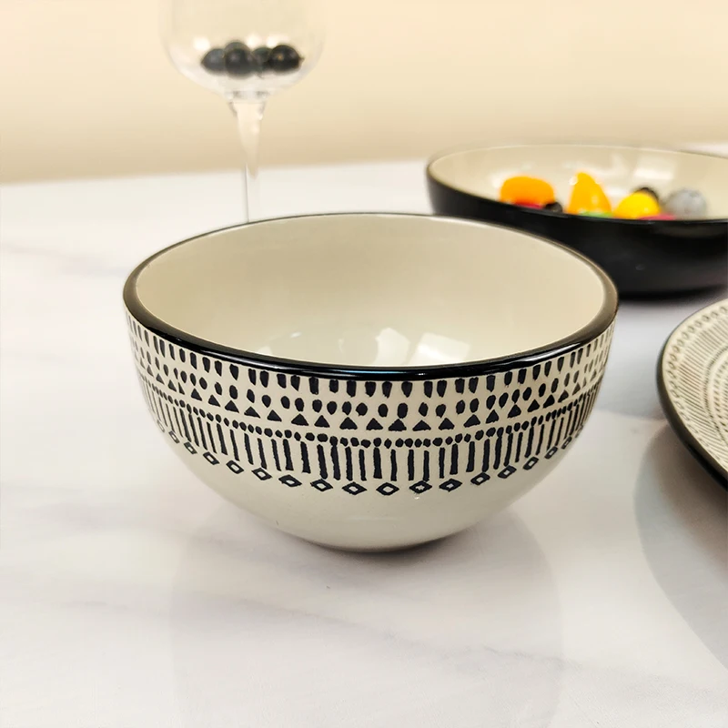 Factory Direct Eco-Friendly High Quality Ceramic Dinnerware Set Cheap Price Charger Plates Tableware Sets in Dishes Plates Shape