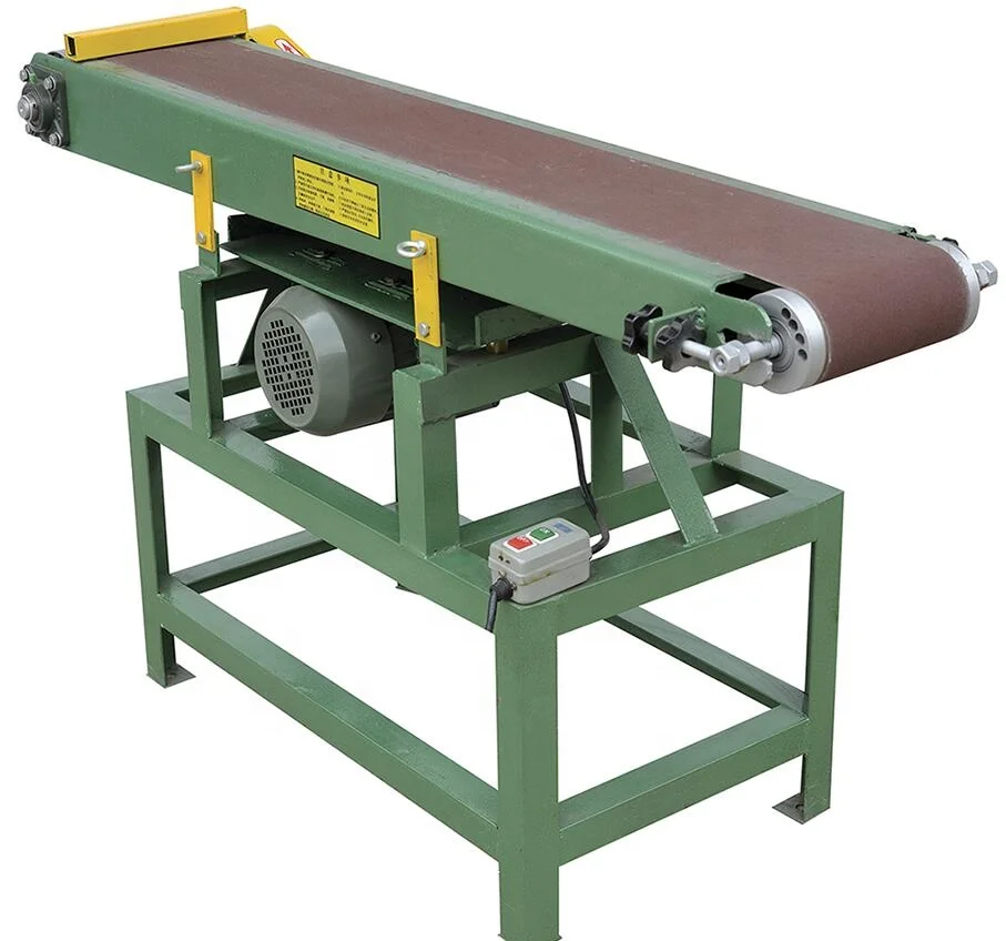 Surface grinding and polishing sandbelt machine