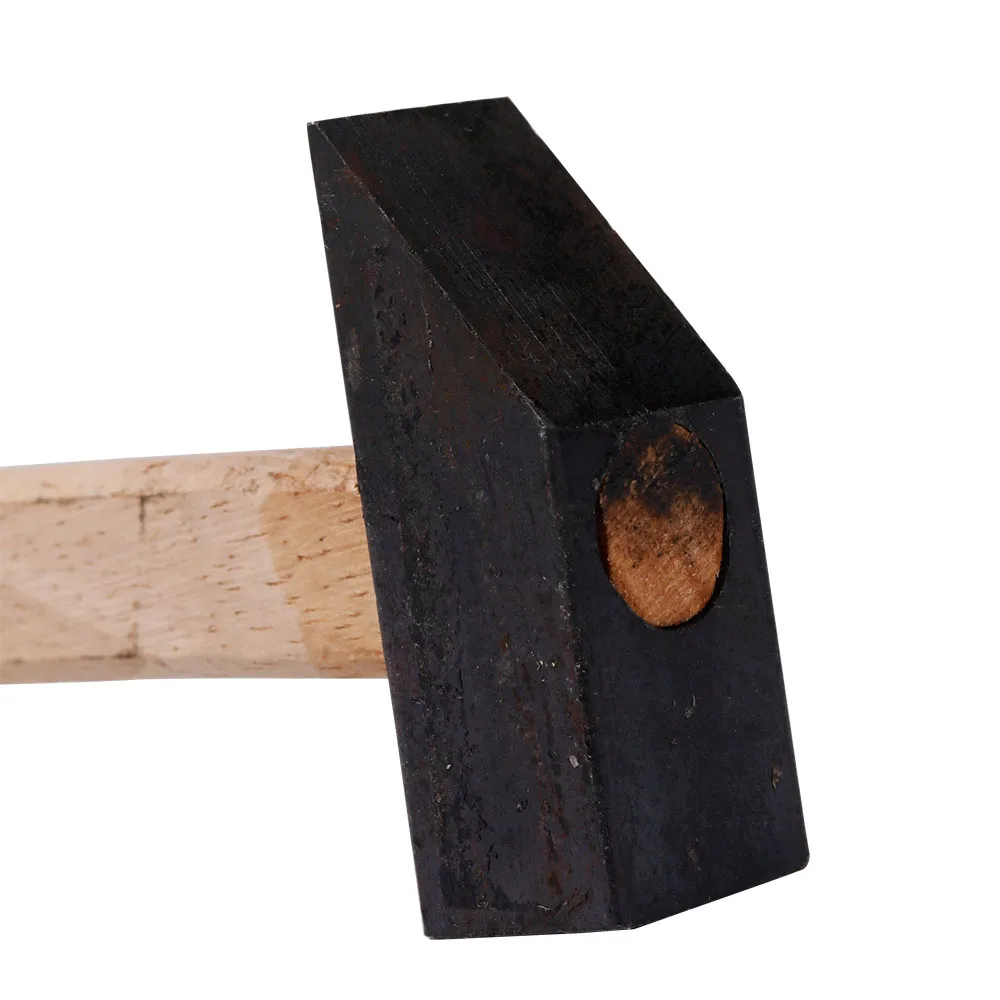 Sledge Hammer With Wooden Handle Carbon Steel Forged Hammer Head 23*7cm