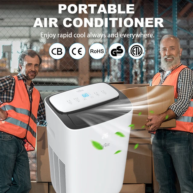 AC Portable 14000 BTU Portable Rechargeable Camping Air Conditioner for Home