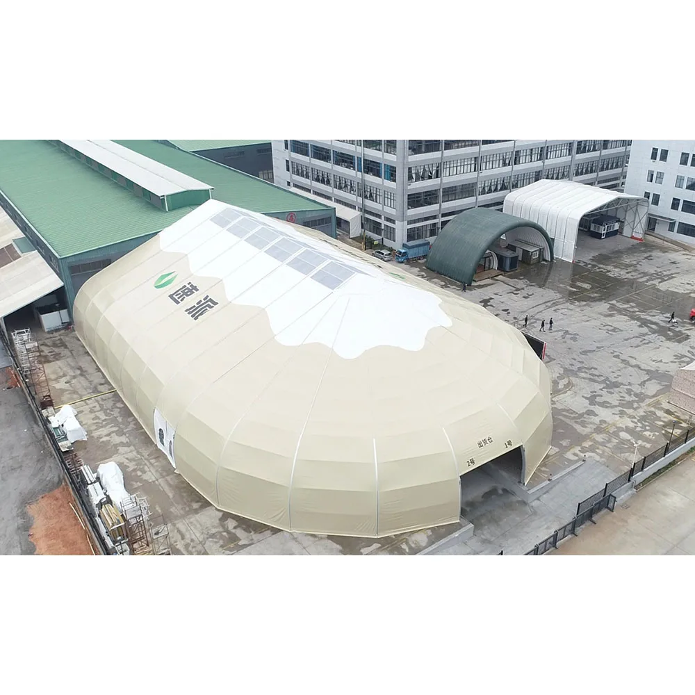 Водонепроницаемая промышленная складская палатка из алюминиевого сплава для горных площадок Carpas industriales