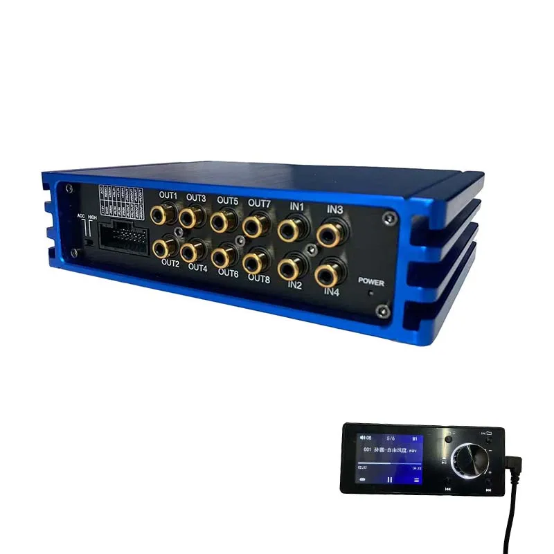 Factory new product DSP bluetooth 4 channel 120w power professional high-quality car amplifier