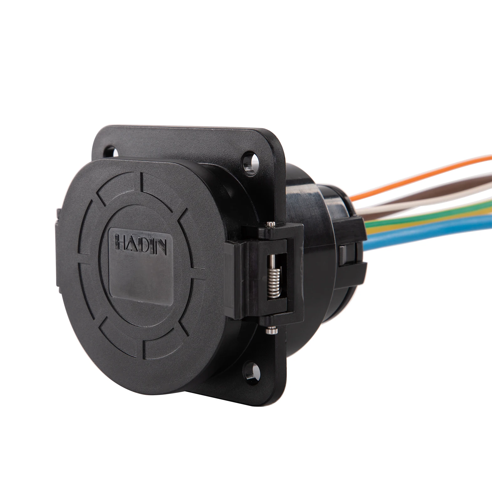 EV-разъем для зарядки, тип 2, IEC 62196, 250 В, AC, Male, для автомобиля, 16 А, однофазный разъем для зарядного устройства для электромобиля