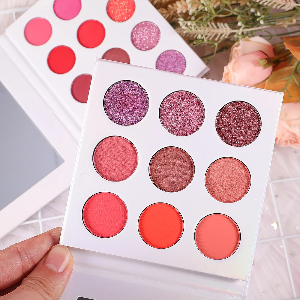 Wholesale Custom Eyeshadow Palette High Pigmented Vegan Cosmetics Private Label Makeup Diy Custom Eyeshadow Palette