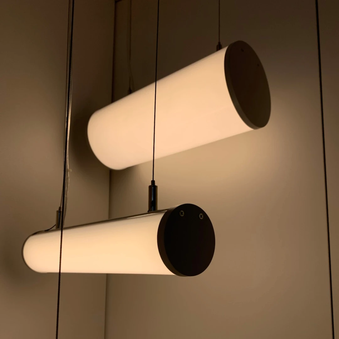 Free samples 30mm 60mm 120mm Diameter With PC Diffused Cover Led Strip Light Suspended Round Aluminum LED Profile