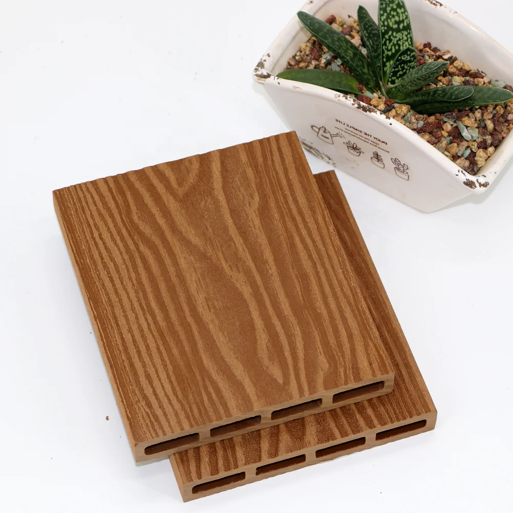 Outdoor Deep Wood Grain Wood Plastic Composite Fencing Boards