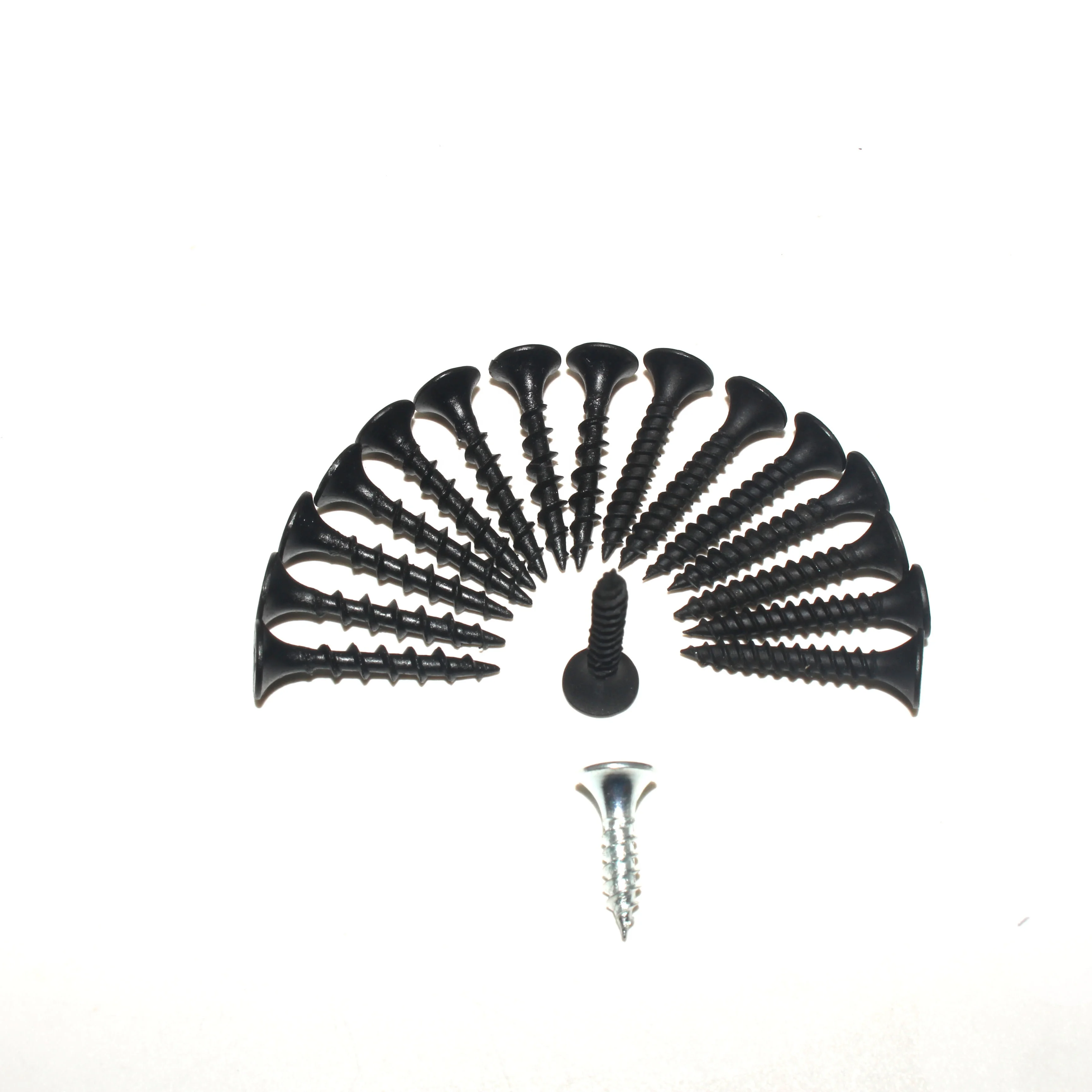 
Китай фабрика питания 25 мм 1000psc/коробка 20 коробки/коробка черный фосфат гипсокартон винт грубой в наличии 