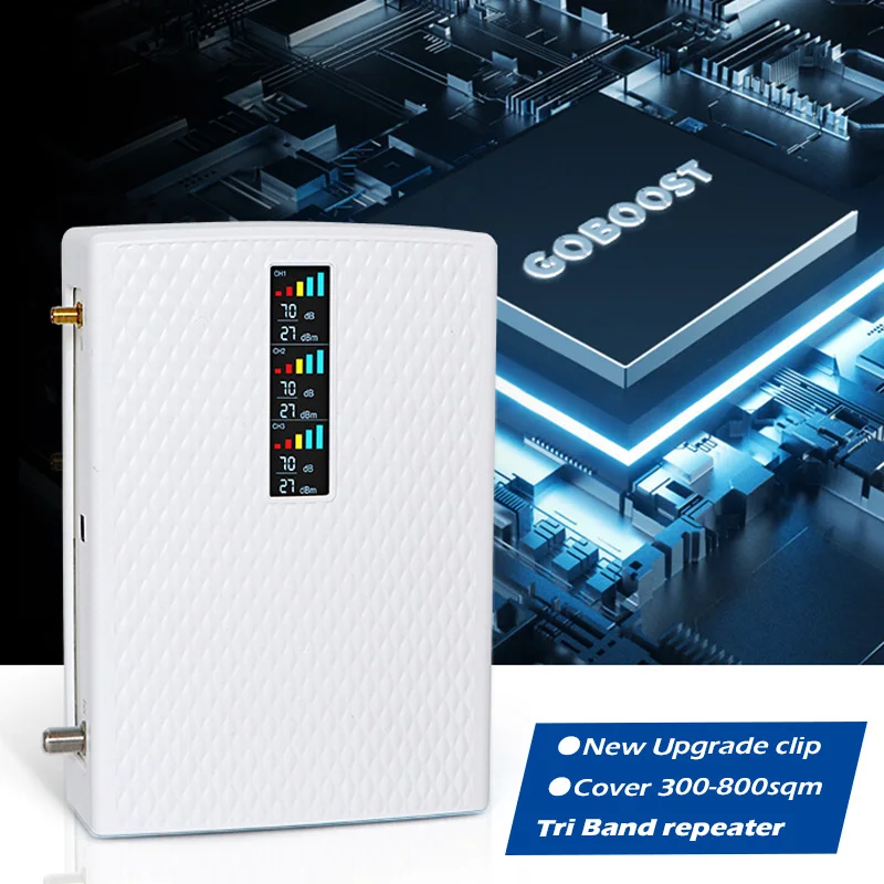  Goboost обновленный зажим трехдиапазонный ретранслятор GDW 900 1800 2100 МГц gsm Мобильный 4g