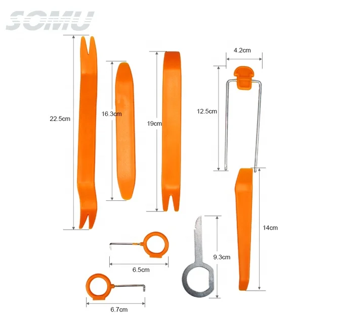 12 Pcs Clip Pliers Set Fastener Remover Repair Kit with Storage Bag for Car Door Panel Dashboard