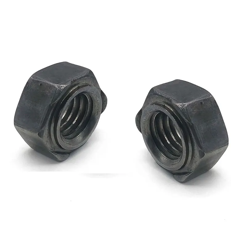 Factory Color-Zinc Plating Nickel Welding Hexagonal Nuts M5 M8 M12 M16 Stainless Steel 304 316 Nut Weld