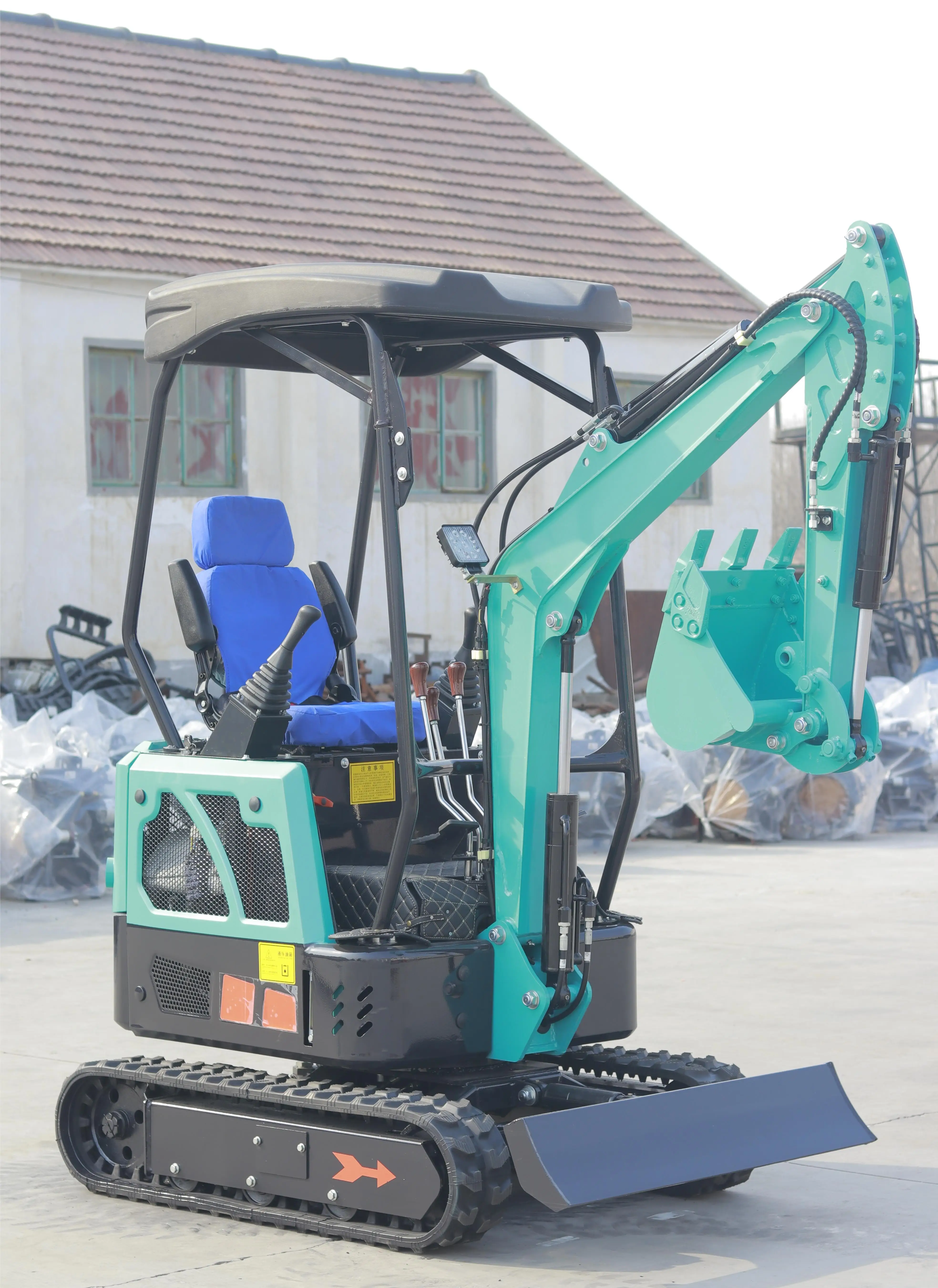 high quality HUAYA 0.8ton 1ton 1.2 ton 1.5ton 1.8ton 2ton small digger diesel hydraulic Machine mini excavator with CE/EPA