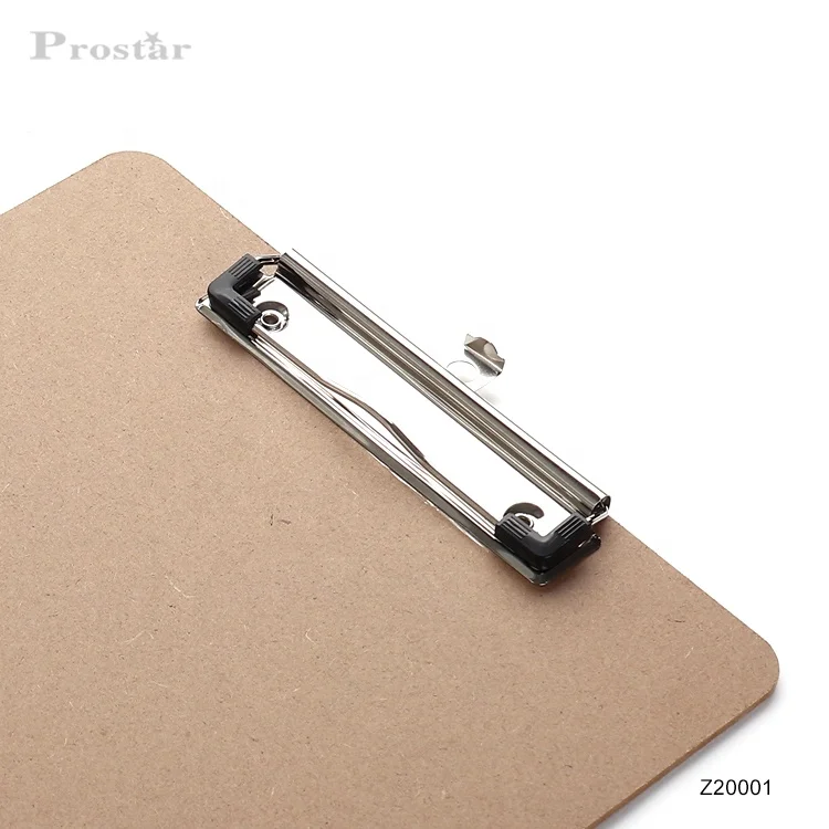 High quality metal clip A4 custom logo clipboard
