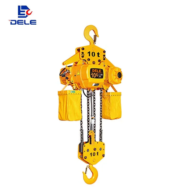 Wholesales DLHK construction equipment Electric mini winch 440V 3T Chain Hoist Crane For Sale