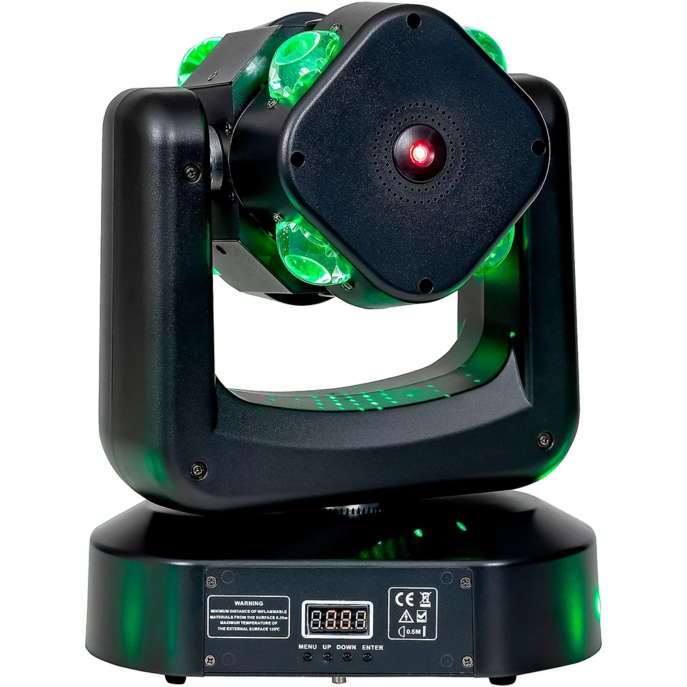 Led Arm Wind Fire Wheel 150w Moving Head Light Club Dj Equipment Auto Dmx512 Green Laser Party Stage Lights