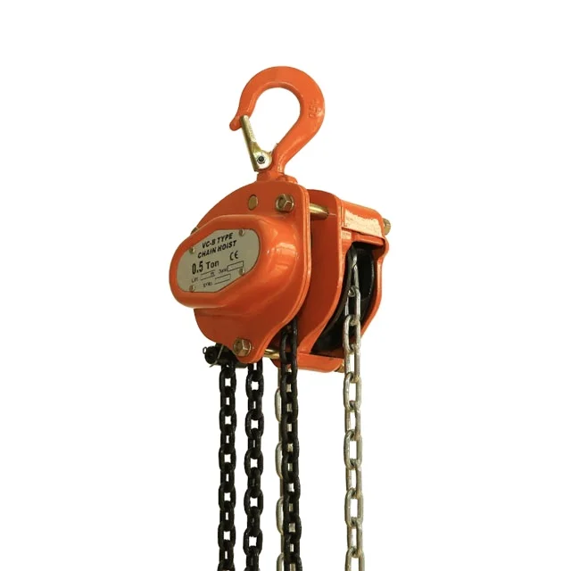 1/2ton VC-B Hand Chain Hoist Block 500kgs Manual Chain Hoist Supplier