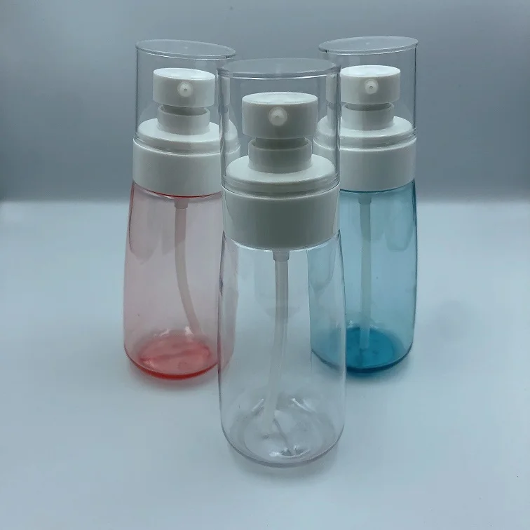 
Wholesale China manufacturer 100ml round cosmetic plastic mist body pump spray bottle for perfume 
