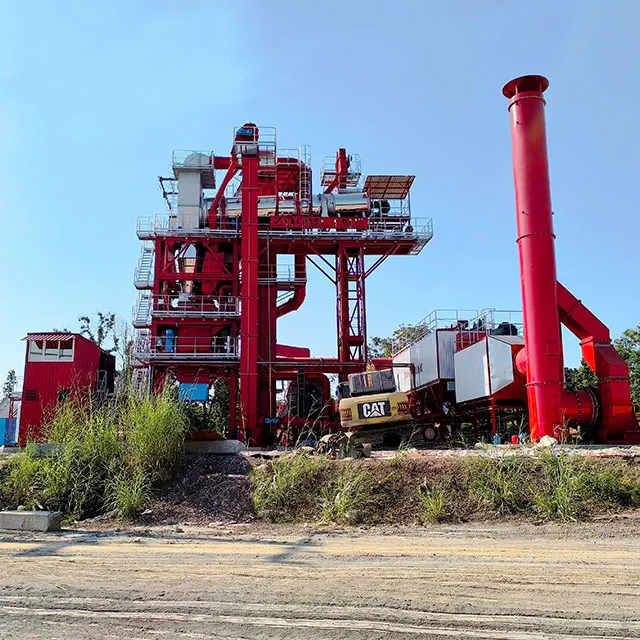 160 & 80tph Recycled asphalt batch mix plant