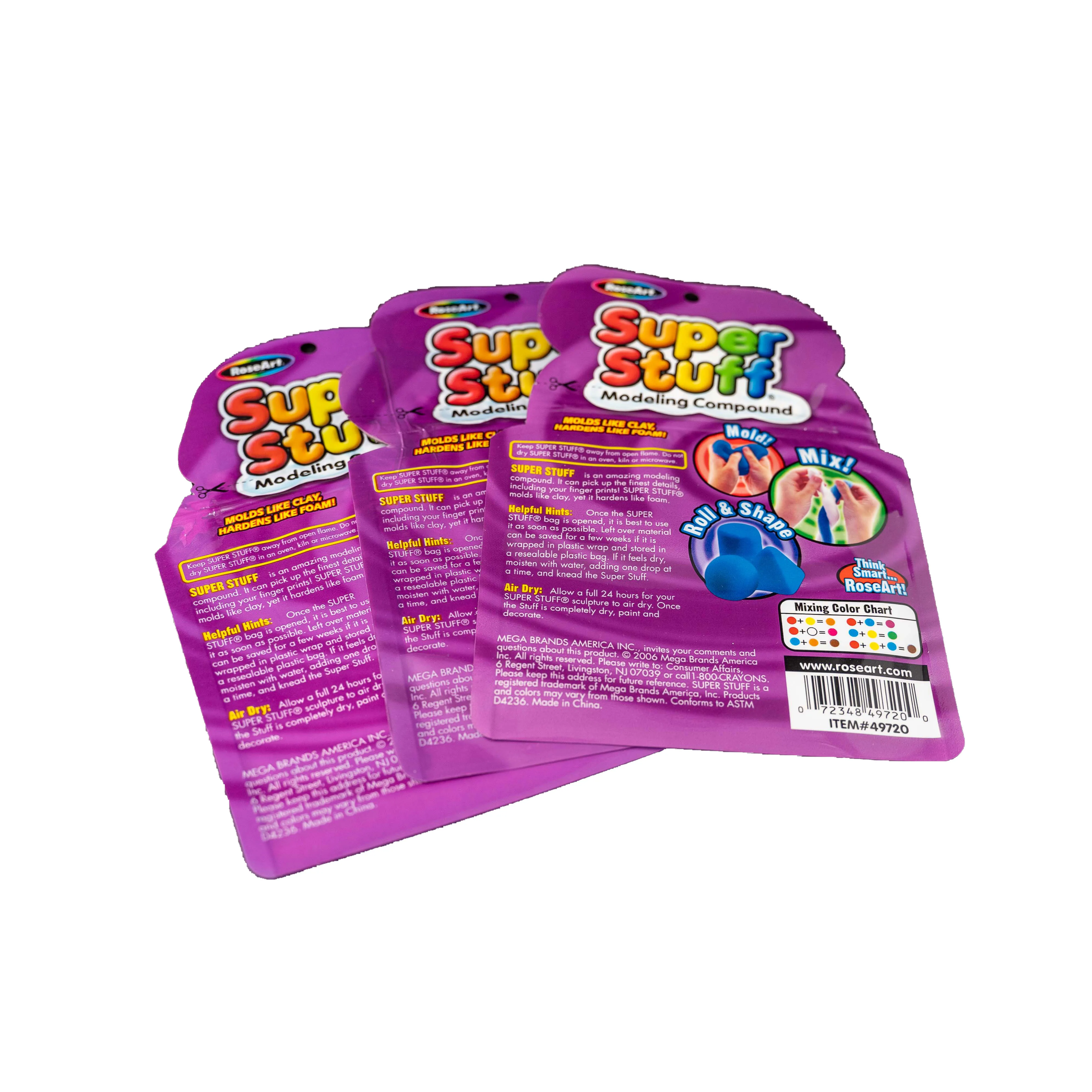 Запечатываемая печать на заказ алюминиевая фольга VMPET фиолетовая форма молния пластиковый пакет упаковочный для подарка и рукоделия