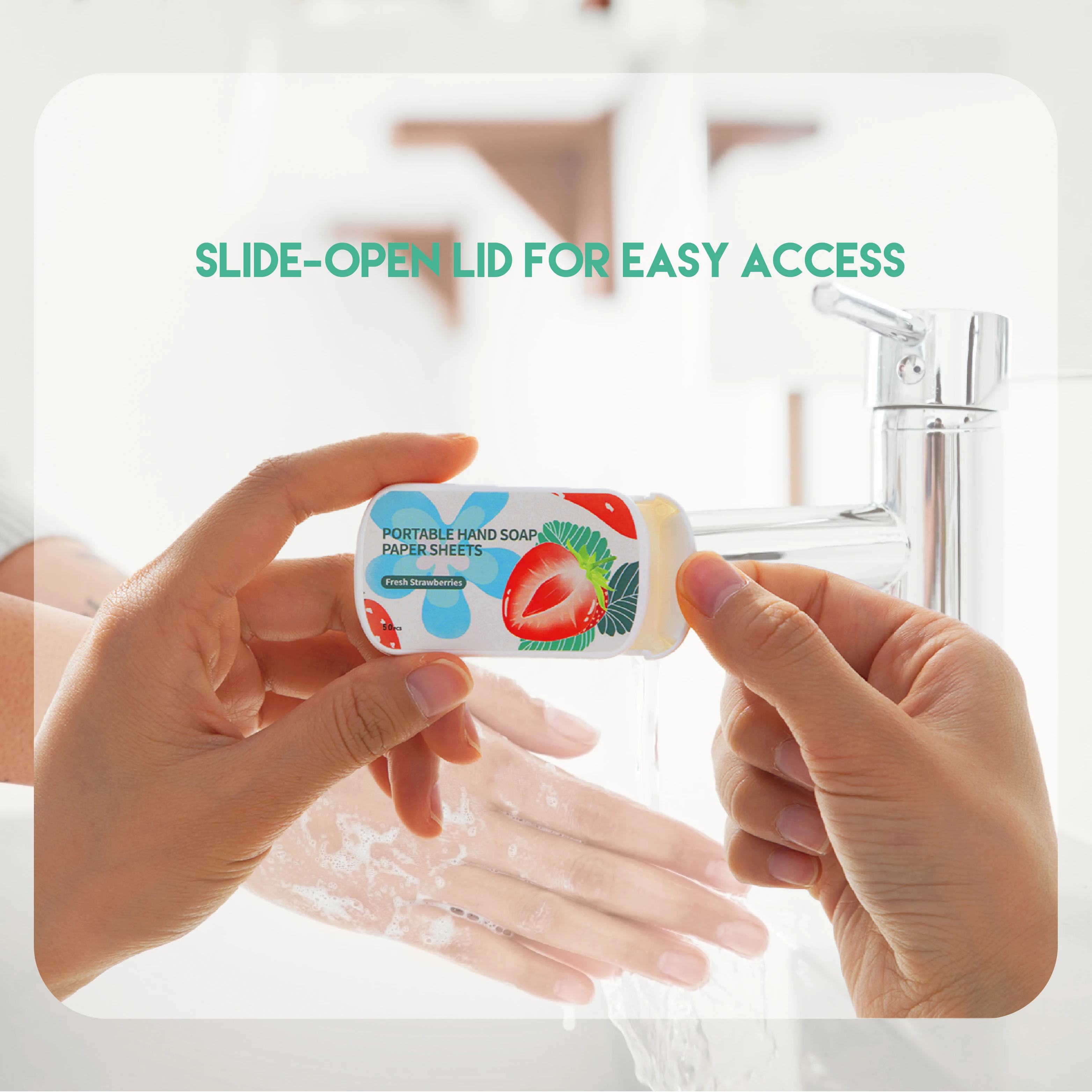 KELEE Wholesale Disposable Soap Paper Sheets Custom Private Label Disposable Soap Paper For Hand Cleaning