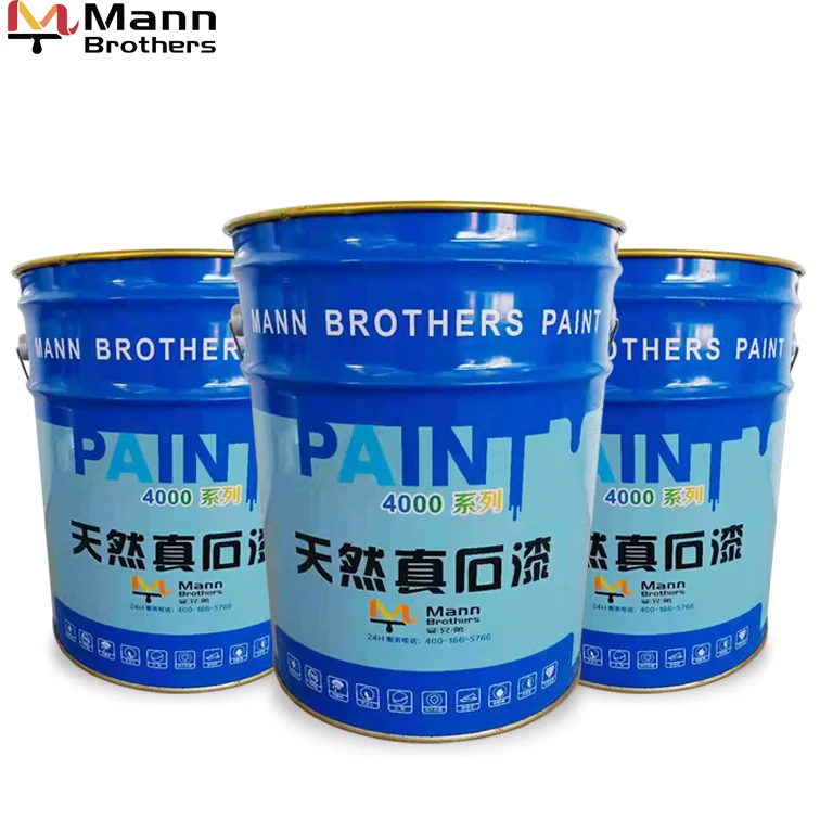 Low price factory  natural water-based Natural stone paint