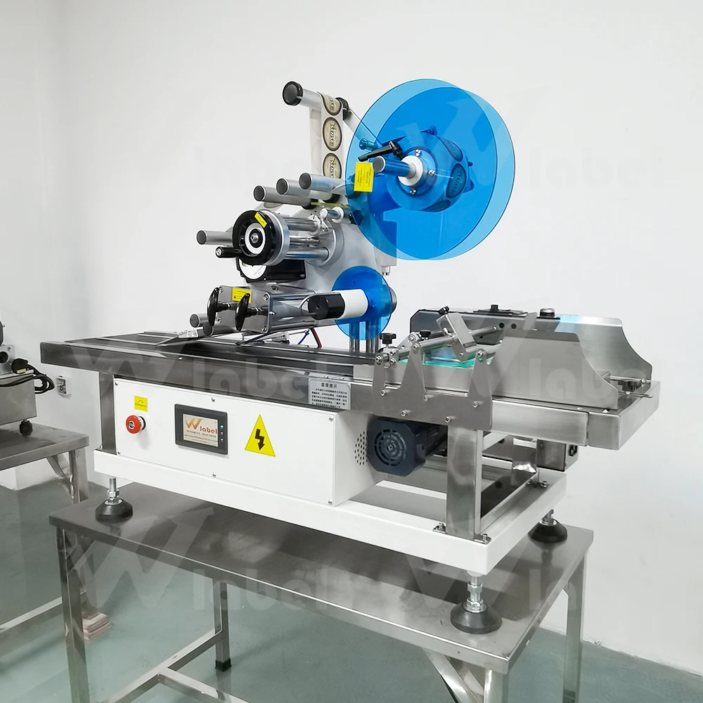 mylar pouches fastly sticker applicator flat surface labeller automatic tabletop labeling machine for sales