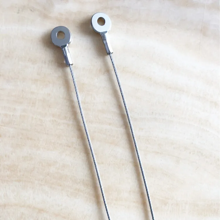 HQ CUSTOMIZED Stainless Steel Wire Rope Sling with Two Loops Fastened by Ferrule and Thimbles