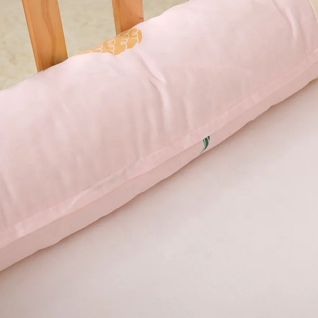 Custom Shaped Patchwork Bumper Snake Pillow for Baby Bedding Set