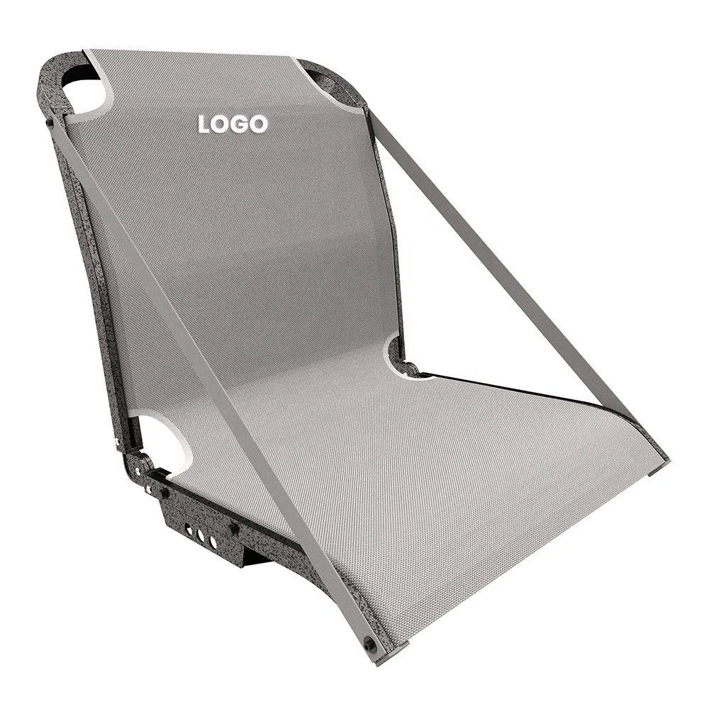 Portable Textilene Seat Folding Marine Fishing Seat Water Repellent UV Resistant Material Boat Seat