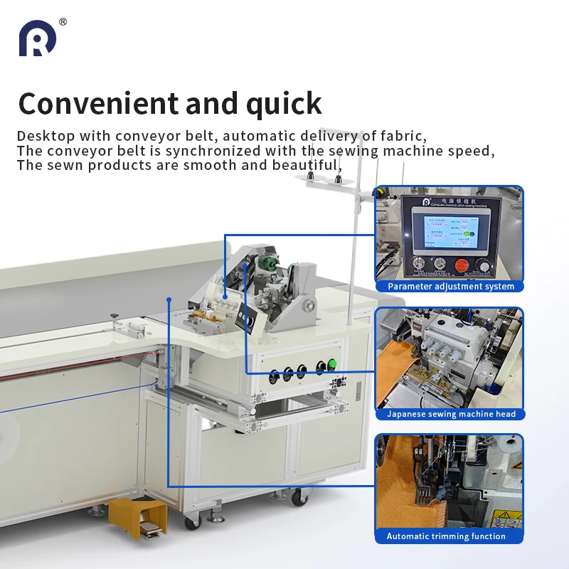 2022 Best Seller Computer Curtain Joint Overlock Stitch Machine