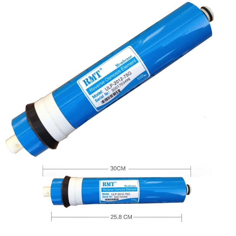 
Household RMT 2012-75GPD ro membrane 0.0001 micron reverse osmosis water filter cartridge purifier ro filter system standard 