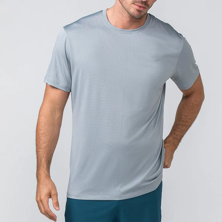 Mens Short Sleeve Sport T Shirt Quick Dry Running T-Shirt Breathable Fitness Shirt Tops Gym Training Outdoor Clothes For Men