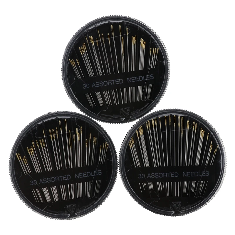 30 шт./компл. вышивка починка ремесло одеяло чехол новый шикарный иглы золотой хвост Ассорти ручной швейные