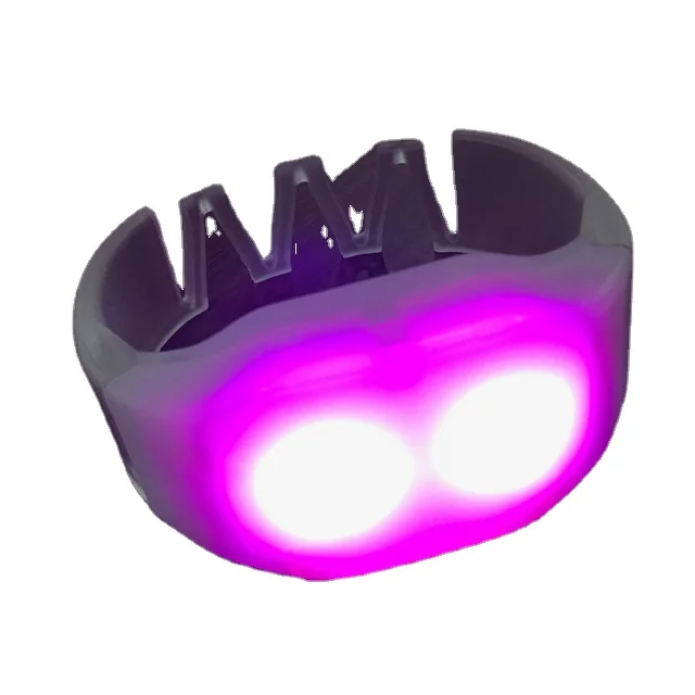 PC Software Flashing DMX Programmable Led Bracelets Radio Control