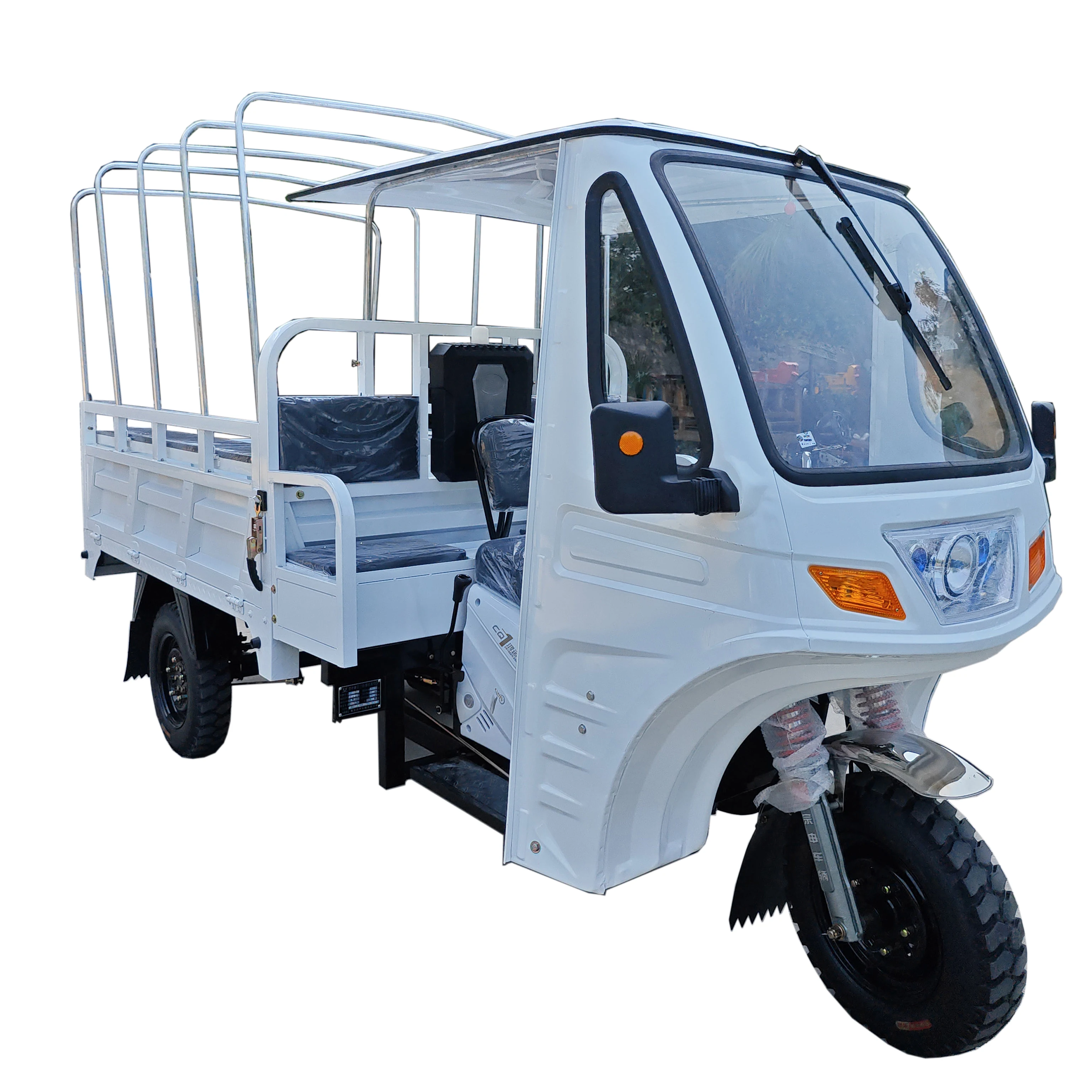 1200kg 1000W Big Tricycles  Cargo Tricycle With Passenger Seat For Wholesales