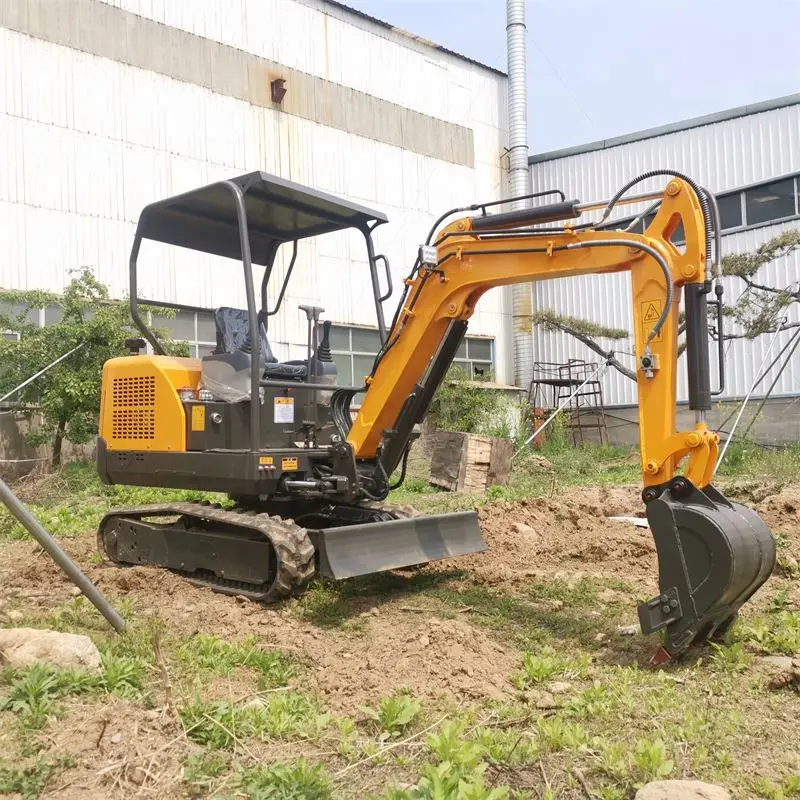 Garden digger 1.6 ton mini excavator manufacturer hydraulic excavator price mini pelle komatsu
