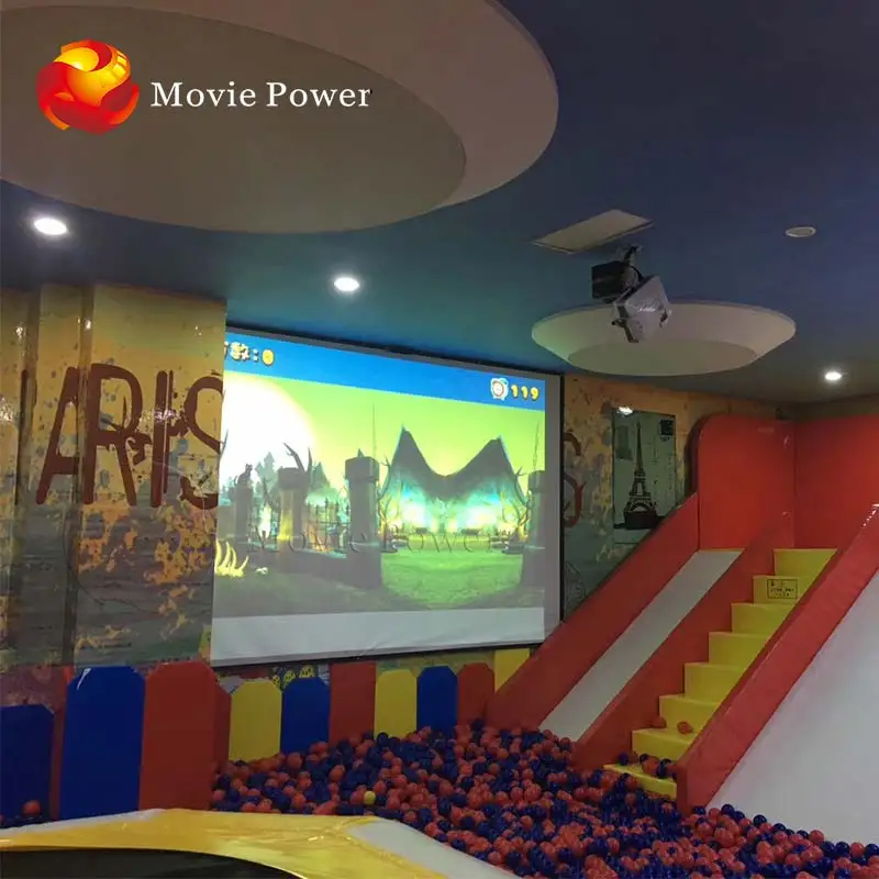 Earn Money Magic 3d Interactive Floor Children Wall Projection System Video Games for Kids