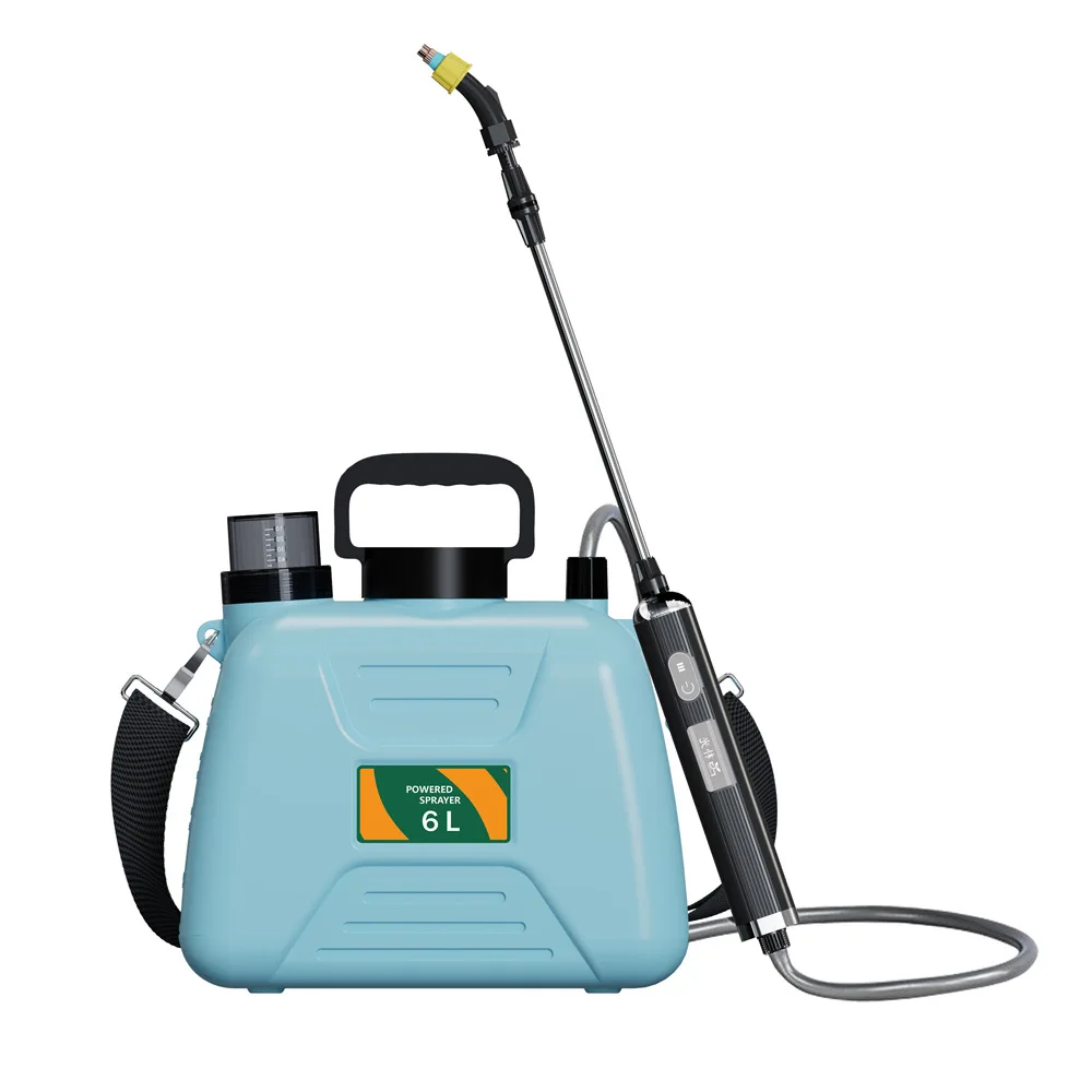 Garden Agriculture Electric Pesticide Pump Disinfection Spray Battery Rechargeable Power 6L High Voltage Knapsack Sprayer