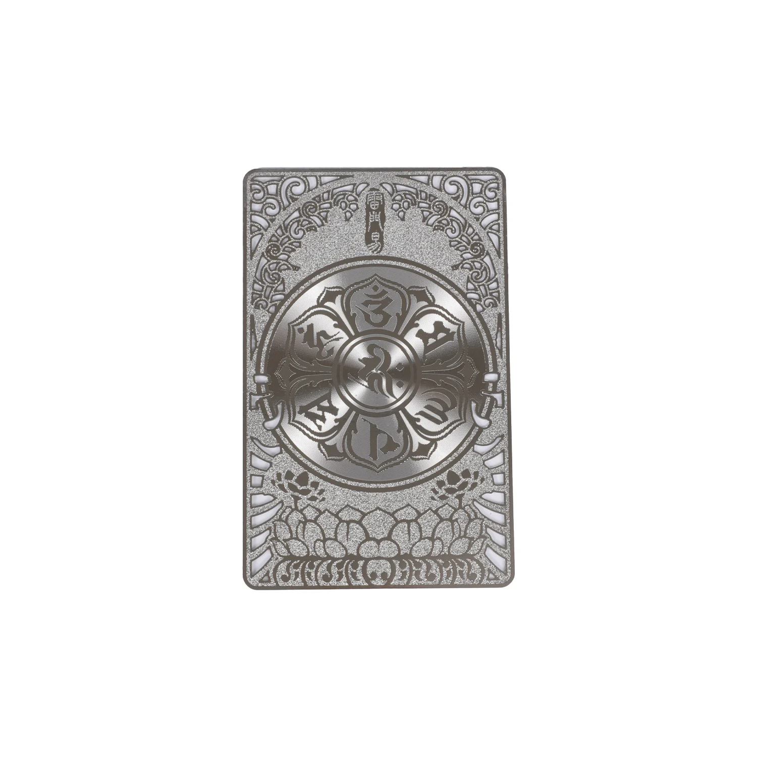 Stainless steel etched metal business cards High-grade metal business cards customized metal identity cards